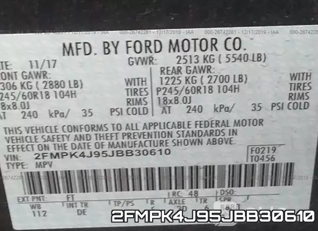 2FMPK4J95JBB30610