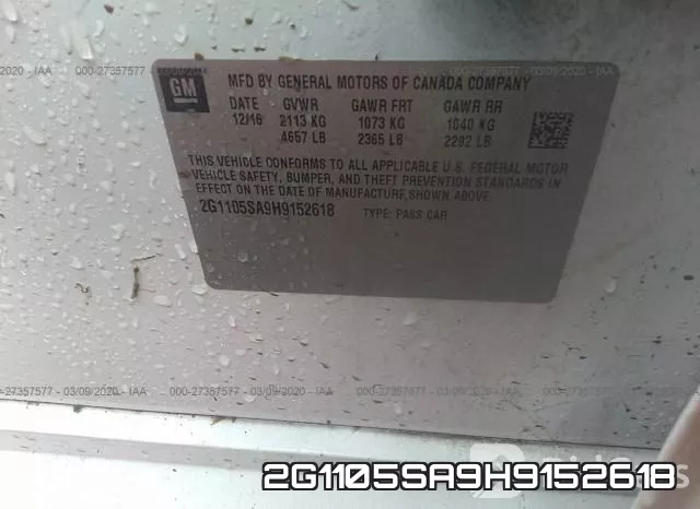 2G1105SA9H9152618