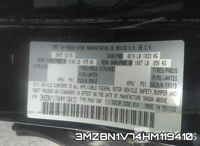 3MZBN1V74HM119410