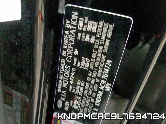 KNDPMCAC9L7634724