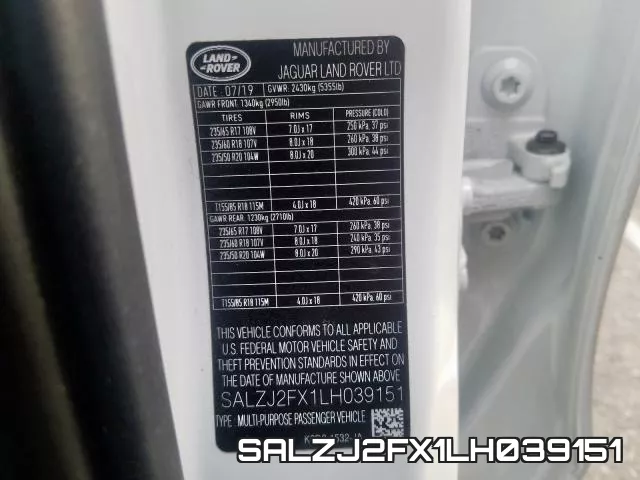 SALZJ2FX1LH039151