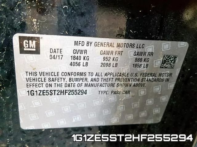 1G1ZE5ST2HF255294