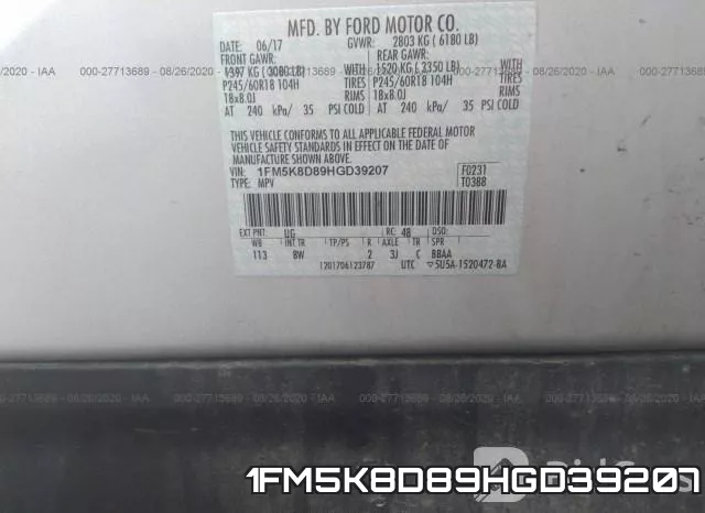 1FM5K8D89HGD39207