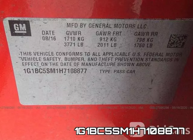 1G1BC5SM1H7108877