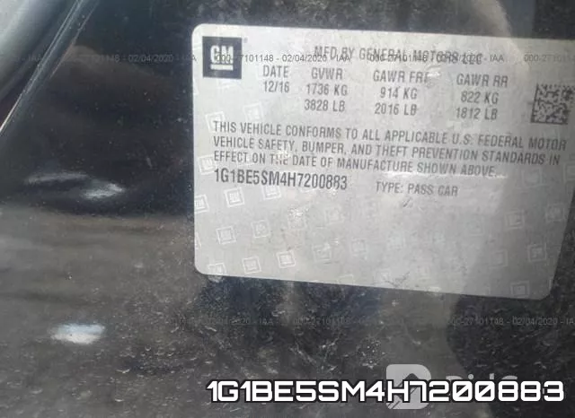 1G1BE5SM4H7200883