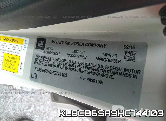 KL8CB6SA9HC744103