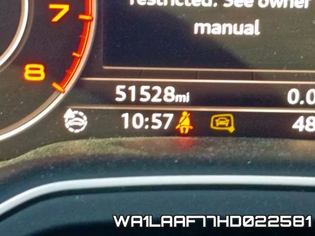 WA1LAAF77HD022581