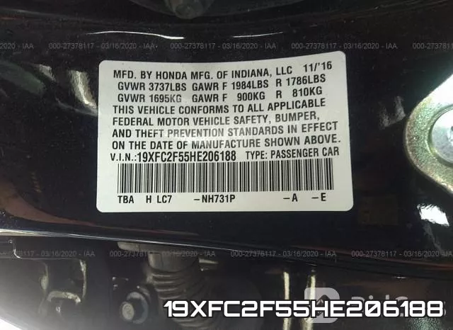 19XFC2F55HE206188