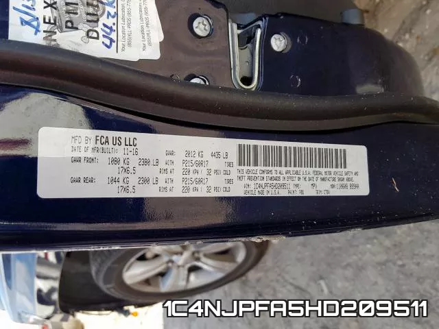 1C4NJPFA5HD209511