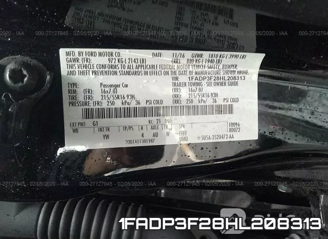 1FADP3F28HL208313