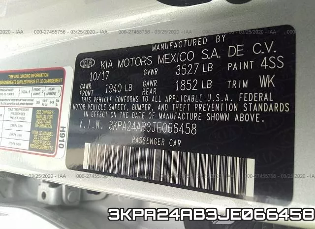 3KPA24AB3JE066458
