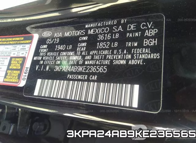 3KPA24AB9KE236565
