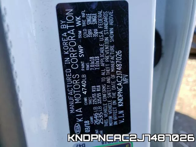 KNDPNCAC2J7487026