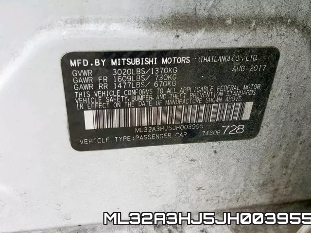 ML32A3HJ5JH003955