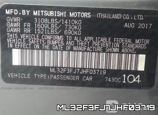 ML32F3FJ7JHF03719
