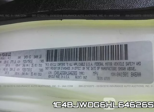 1C4BJWDG6HL646265