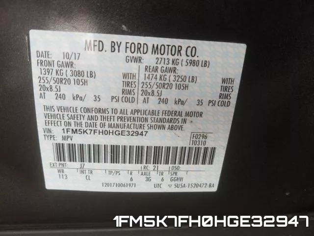 1FM5K7FH0HGE32947