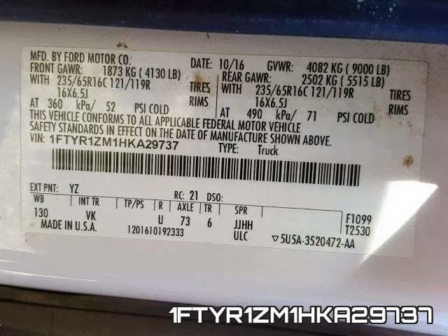 1FTYR1ZM1HKA29737