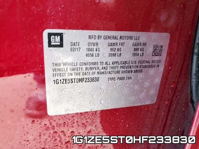 1G1ZE5ST0HF233830