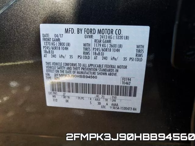2FMPK3J90HBB94560