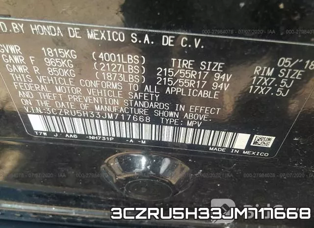 3CZRU5H33JM717668