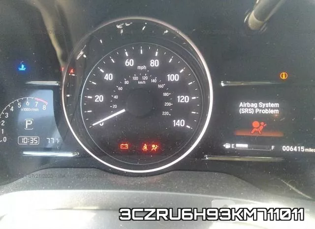 3CZRU6H93KM711011