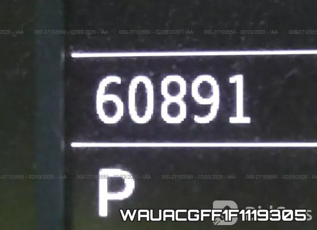 WAUACGFF1F1119305