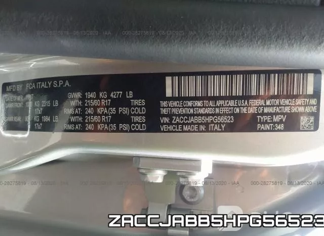 ZACCJABB5HPG56523