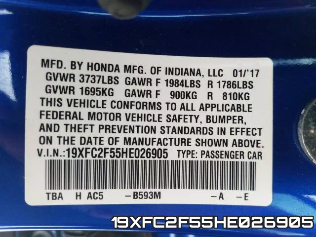 19XFC2F55HE026905