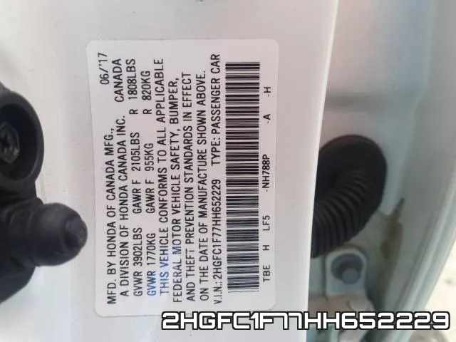 2HGFC1F77HH652229
