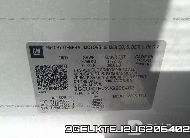 3GCUKTEJ2JG206402