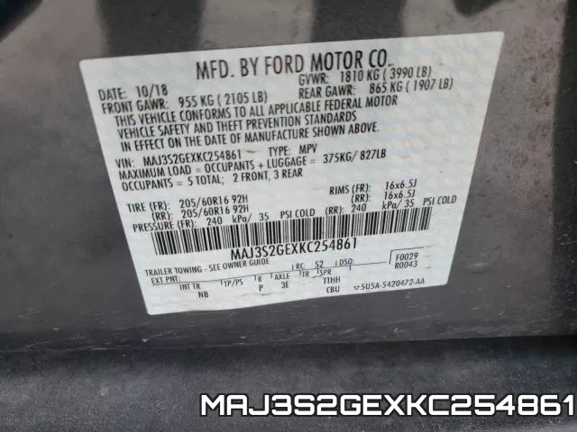 MAJ3S2GEXKC254861