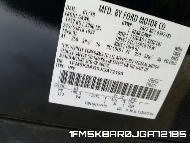 1FM5K8AR0JGA72185