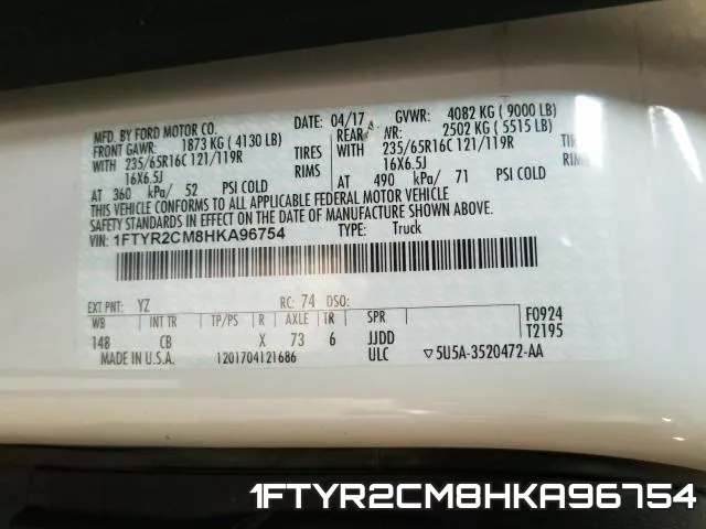 1FTYR2CM8HKA96754