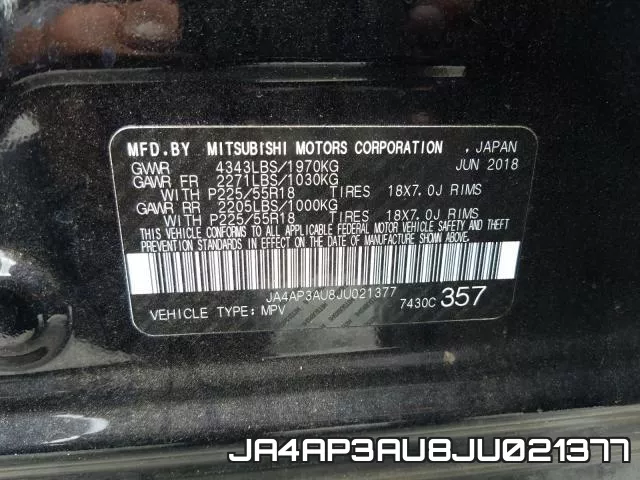 JA4AP3AU8JU021377