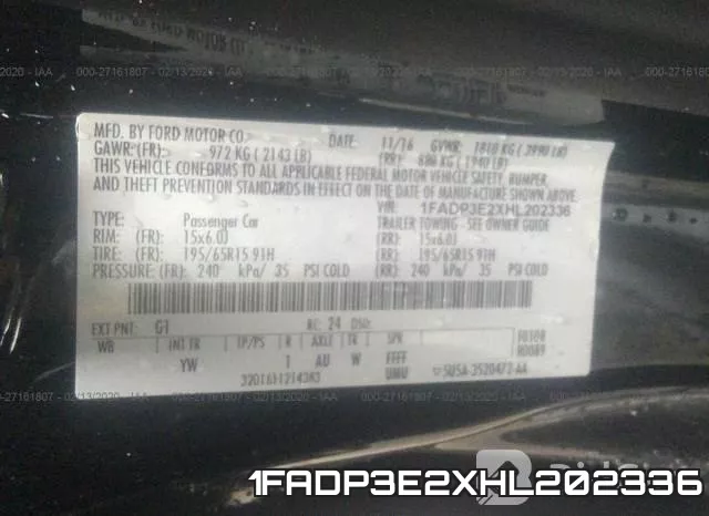 1FADP3E2XHL202336