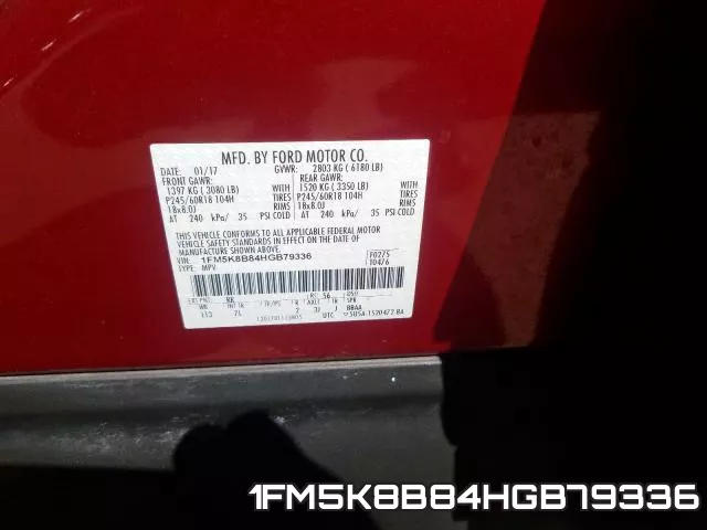 1FM5K8B84HGB79336