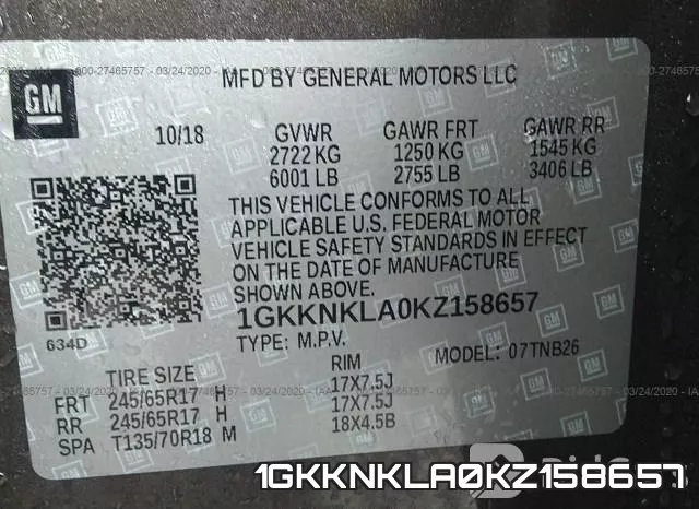 1GKKNKLA0KZ158657