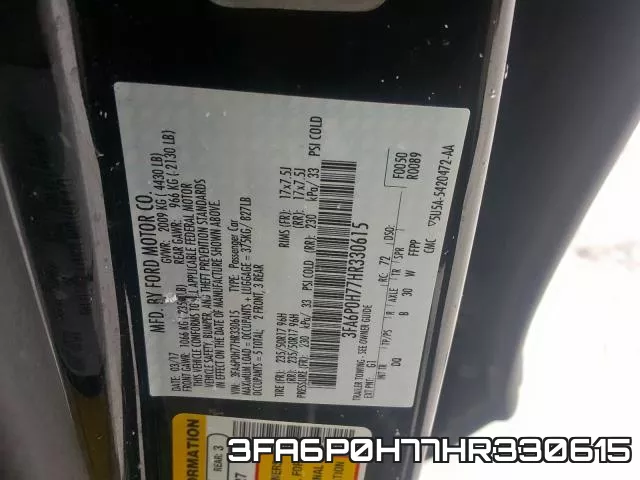 3FA6P0H77HR330615