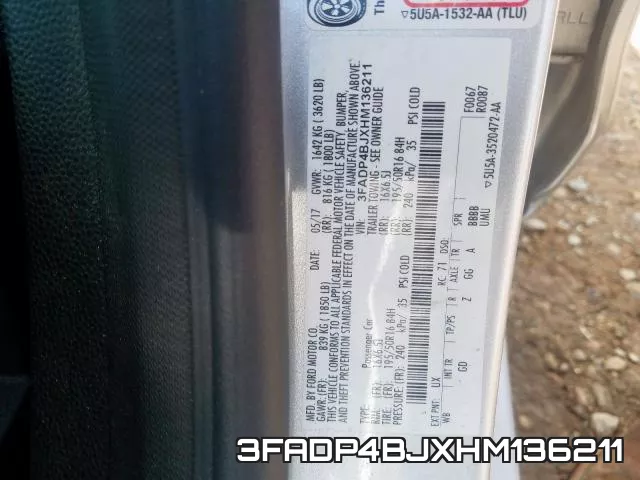 3FADP4BJXHM136211
