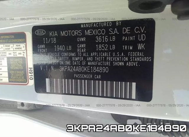 3KPA24AB0KE184890