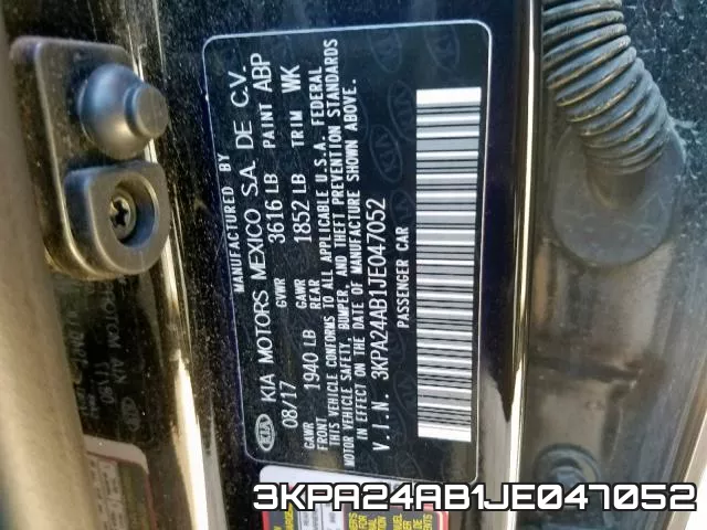 3KPA24AB1JE047052