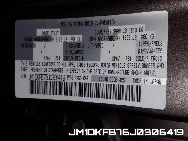 JM1DKFB76J0306419