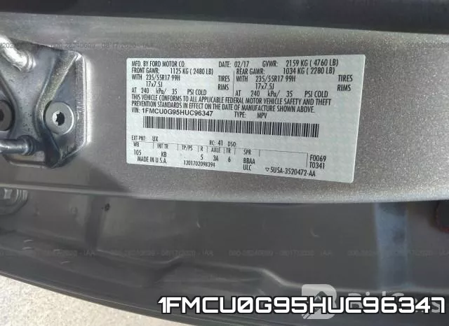 1FMCU0G95HUC96347