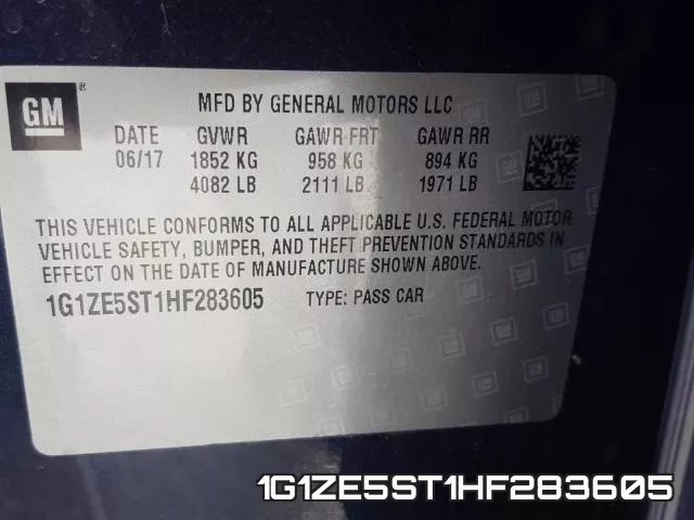 1G1ZE5ST1HF283605