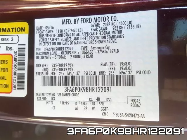 3FA6P0K98HR122091