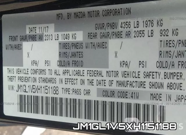 JM1GL1V5XH1151188