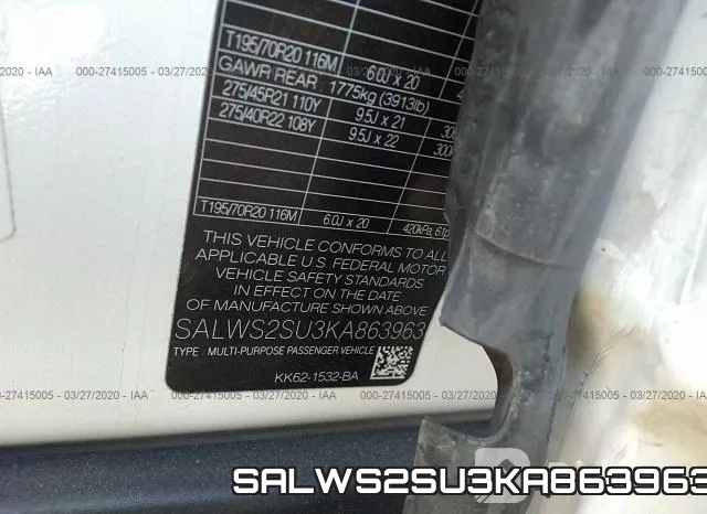 SALWS2SU3KA863963