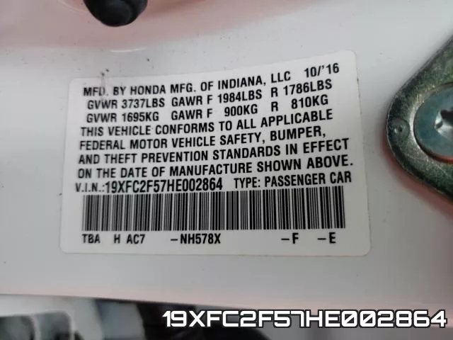 19XFC2F57HE002864