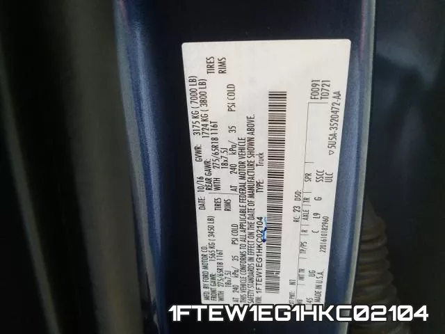 1FTEW1EG1HKC02104
